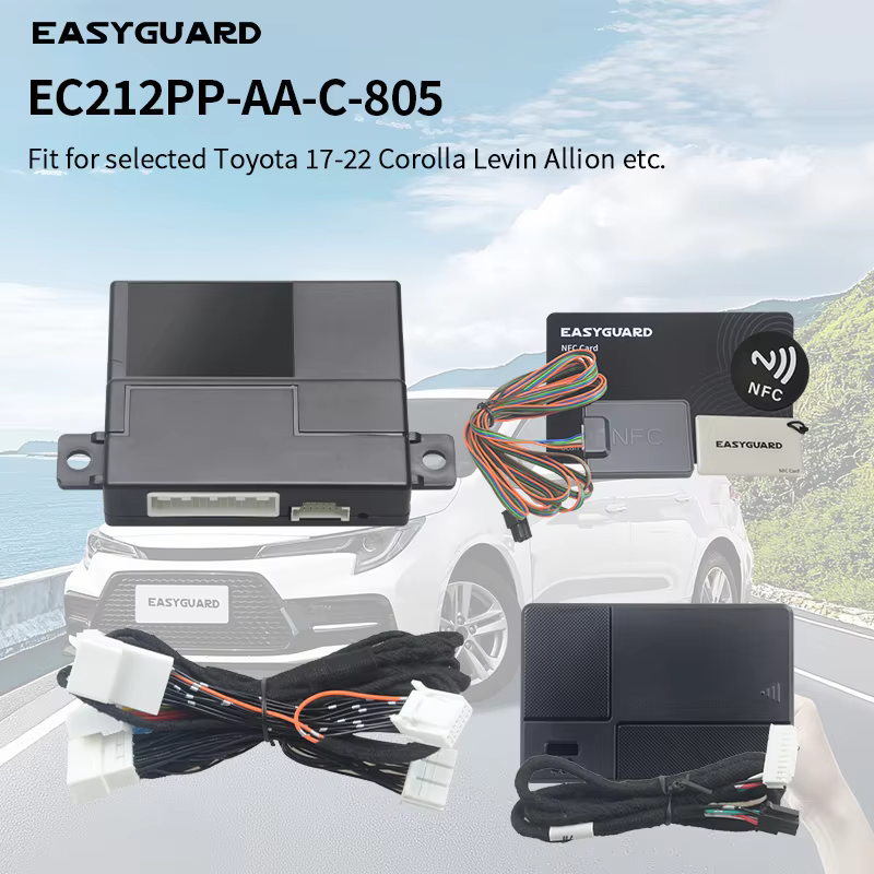 EASYGUARD Plug Play Factory Key Remote Starter with 4G LTE APP Control Fit for selected Toyota 17-22 Corolla Levin Allion