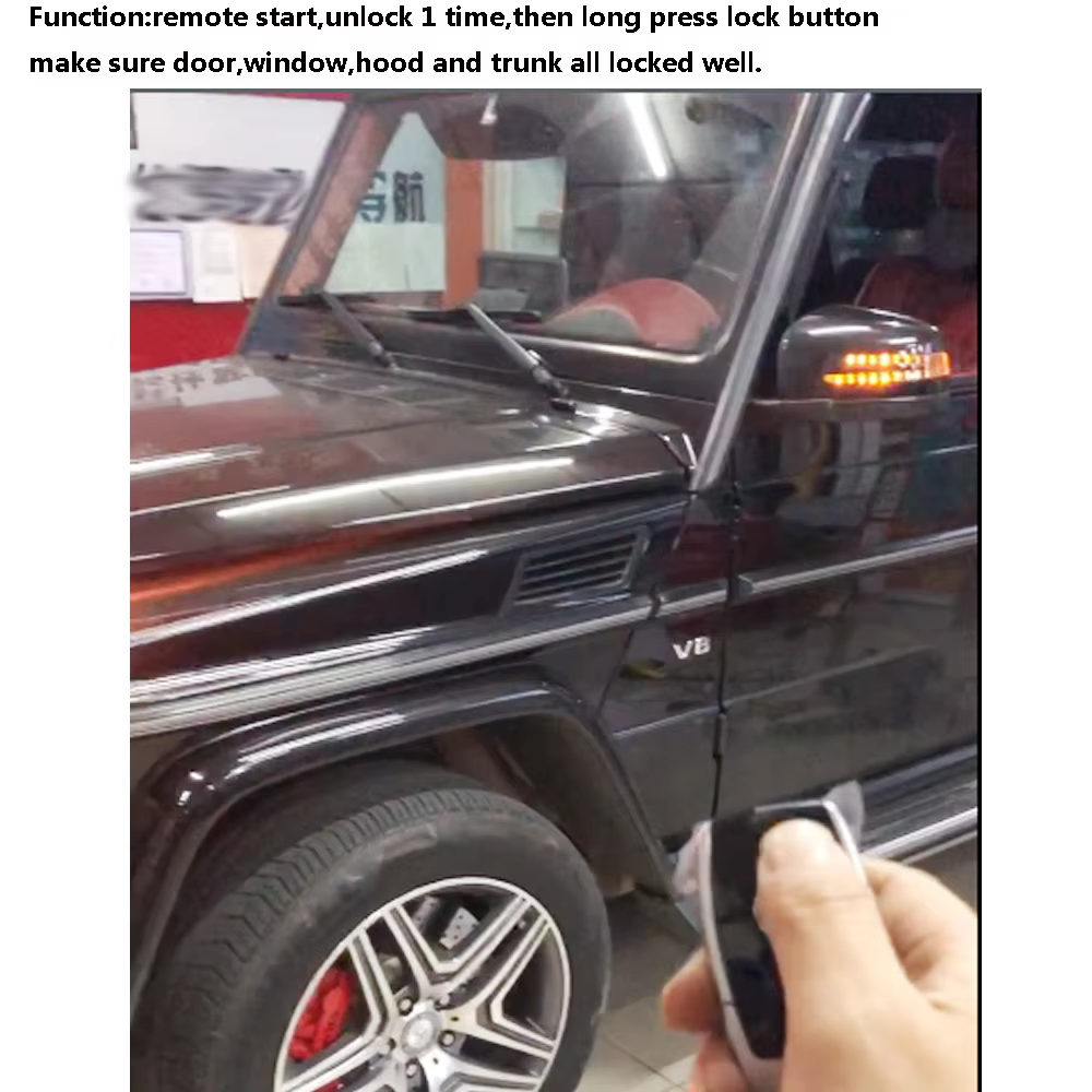 For Mercedes Benz E W213 Year 2016 2017 Add Remote Starter System Keyless Entry System Update New Remote Key Car Accessorie
