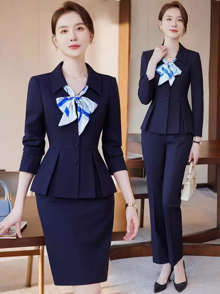 Blazer de manga comprida e minissaia feminina, alta moda elegante, ternos chiques, conjunto de 2 peças, primavera, 2022