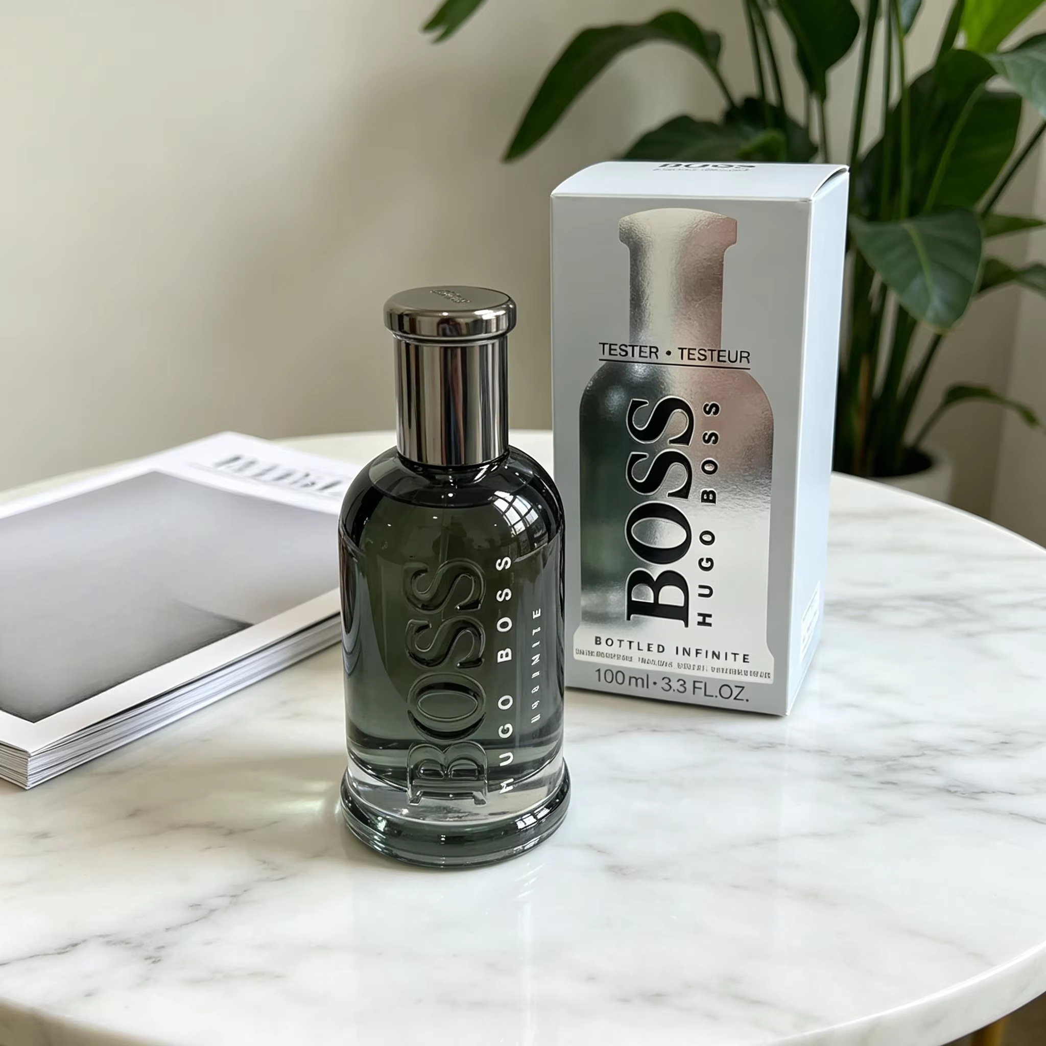 Hugo Boss Bottled Woody Ambery Men's Cologne Long-Lasting Fragrance with Leather Orris Notes Perfect Gift for  Valentine's Day