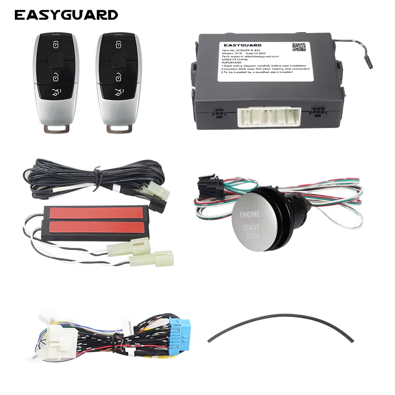 EASYGUARD PKE remote starter keyless go system Fit For Benz 10-13 C class 09-12E class 08-12 GLK W204,W212,X204 with key start